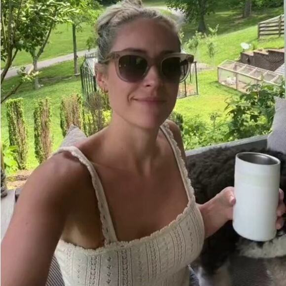 NWT Doen Merise Pointelle Alpaca Silk Square Neck Knit Cami Top Buttercream - Picture 7 of 13